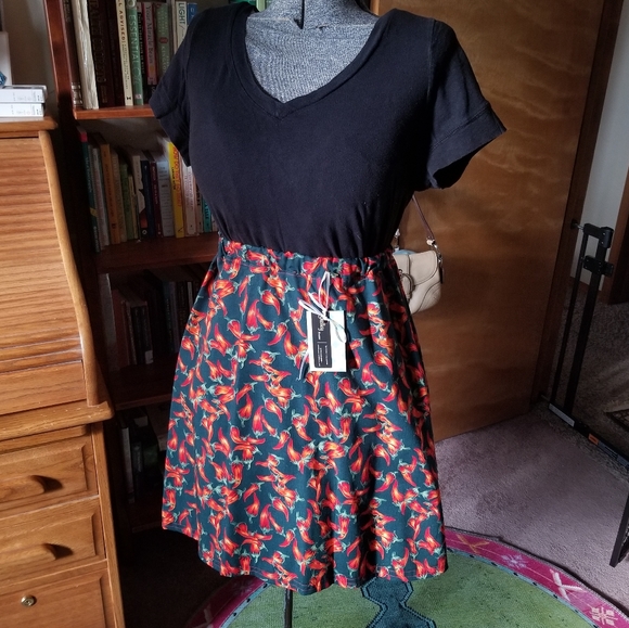 NWT Chili Pepper Handmade Skirt - Picture 3 of 4